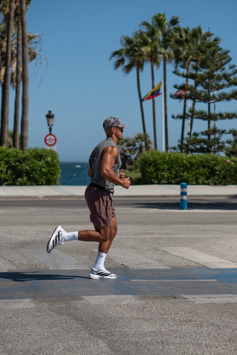 Ismael Rachidi corriendo