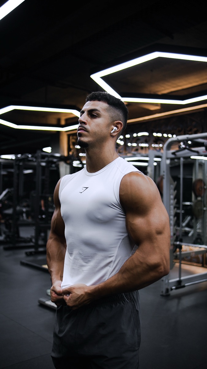 Ismael Rachidi en el gimnasio